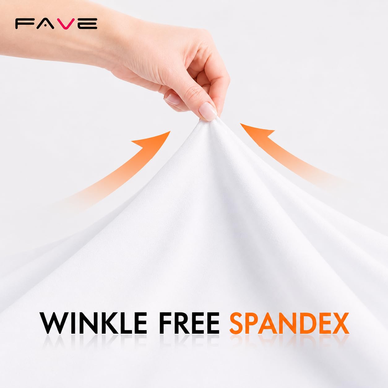 Fave Paquete de 2 Manteles de Mesa Rectangulares Blanco 183 cm, Ajustados | Manteles Ajustados para Fiesta de Primavera, Exterior, Boda y Banquete, Blanco, 76x183 cm