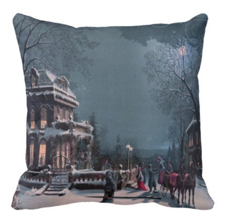 Gaming Mouse Pad Vintage Merry Christmas for Desktop and Laptop 1 Pack Round Mouse mat