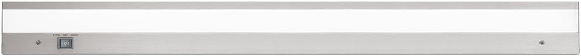WAC Lighting BA-ACLED24-27/30WT Duo ACLED Dual Color Option Bar in White Finish; 2700K and 3000K, 24 Inches