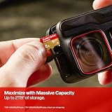 SANDISK Extreme microSDXC Card 2TB + SD adapter (For Smartphones, Action Cams, Drones, Speeds up to 240 MB/s, 4K UHD, A2, RescuePRO Deluxe, UHS-I, U3, V30 - 6