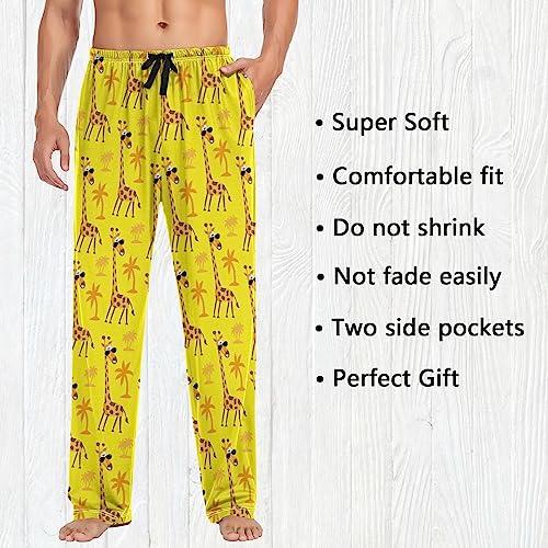 Image of Fisyme Mens Pajama Pants Men's Pajama Bottoms Soft Sleep Lounge Pj Pants