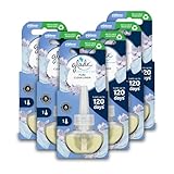 Glade Plug in Air Freshener Refill, Electric Scented Oil Room Air Freshener, Clean Linen, Pack of 6 (6 x 20ml)