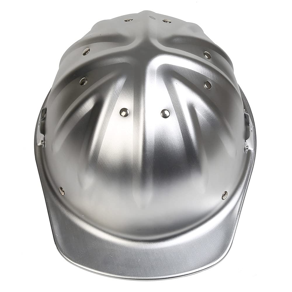 Casco de Seguridad, Casco de aleación de Aluminio Casco de Alta Resistencia El Refuerzo de aleación de Aluminio en la Parte Superior es más Seguro y eficaz para Evitar pinchazos