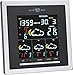 Produktbild TFA Dostmann 35.5057 Helios Color Wetterstation, für Innen und Außen mit Funk Außensensor, 4 Tage Vorhersage von Meteorologen, inkl Funkuhr, farbig beleuchtetes Display, L 149 x B 73 x H 149 mm