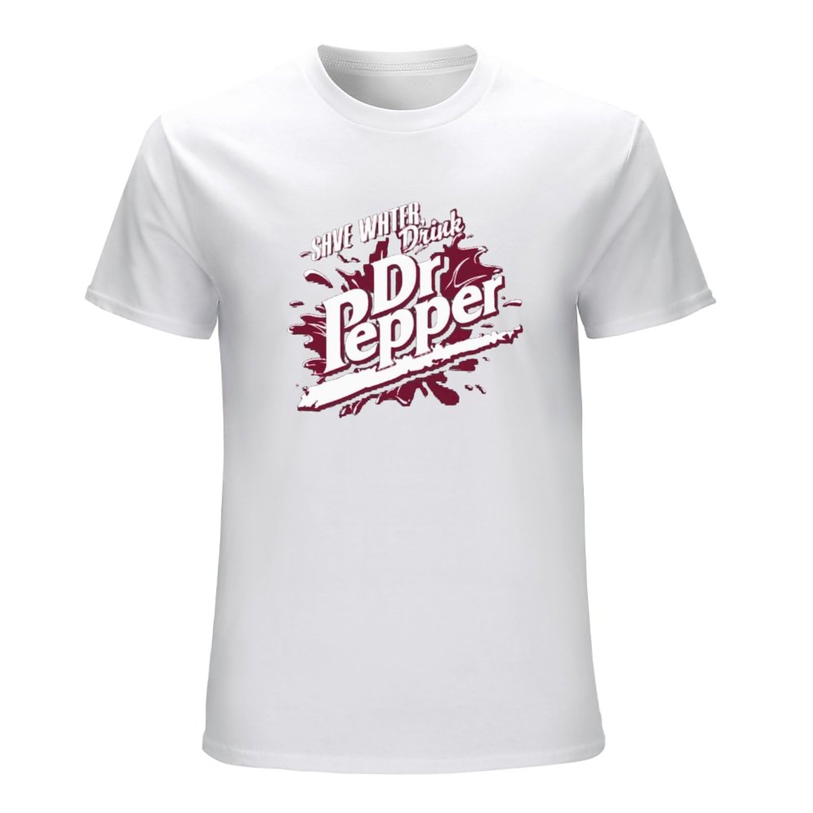 BASLIL TOAST brunch Men's Save Water Drink Dr. Pepper T-Shirts White M