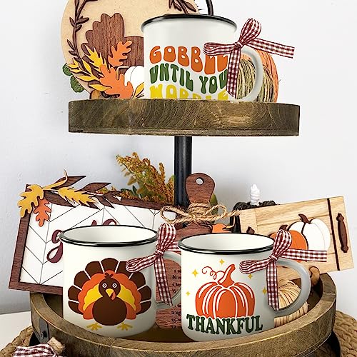 Thanksgiving-Thankful-Fall-Mini-Coffee-Mug-Set-of-3-Pumpkin-Turkey-Gobble-5-oz-Mini-Coffee-Cups-for-Tiered-Tray-Decor-Autumn-Farmhouse-Kitchen-Coffee-Bar-Decorations-Friendsgiving-Gift Thanksgiving Thankful Fall Mini Coffee Mug Set of 3 Pumpkin Turkey Gobble 5 oz Mini Coffee Cups for Tiered Tray Decor Autumn Farmhouse Kitchen Coffee Bar Decorations Friendsgiving Gift