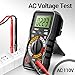 ANENG Digital Multimeter with Case,DC AC Voltmeter,Ohm Volt Amp Meter,Measures Voltage,Current,Resistance,Continuity,Diodes,Electric Tools for Househould Outlet,Automotive Battery Test