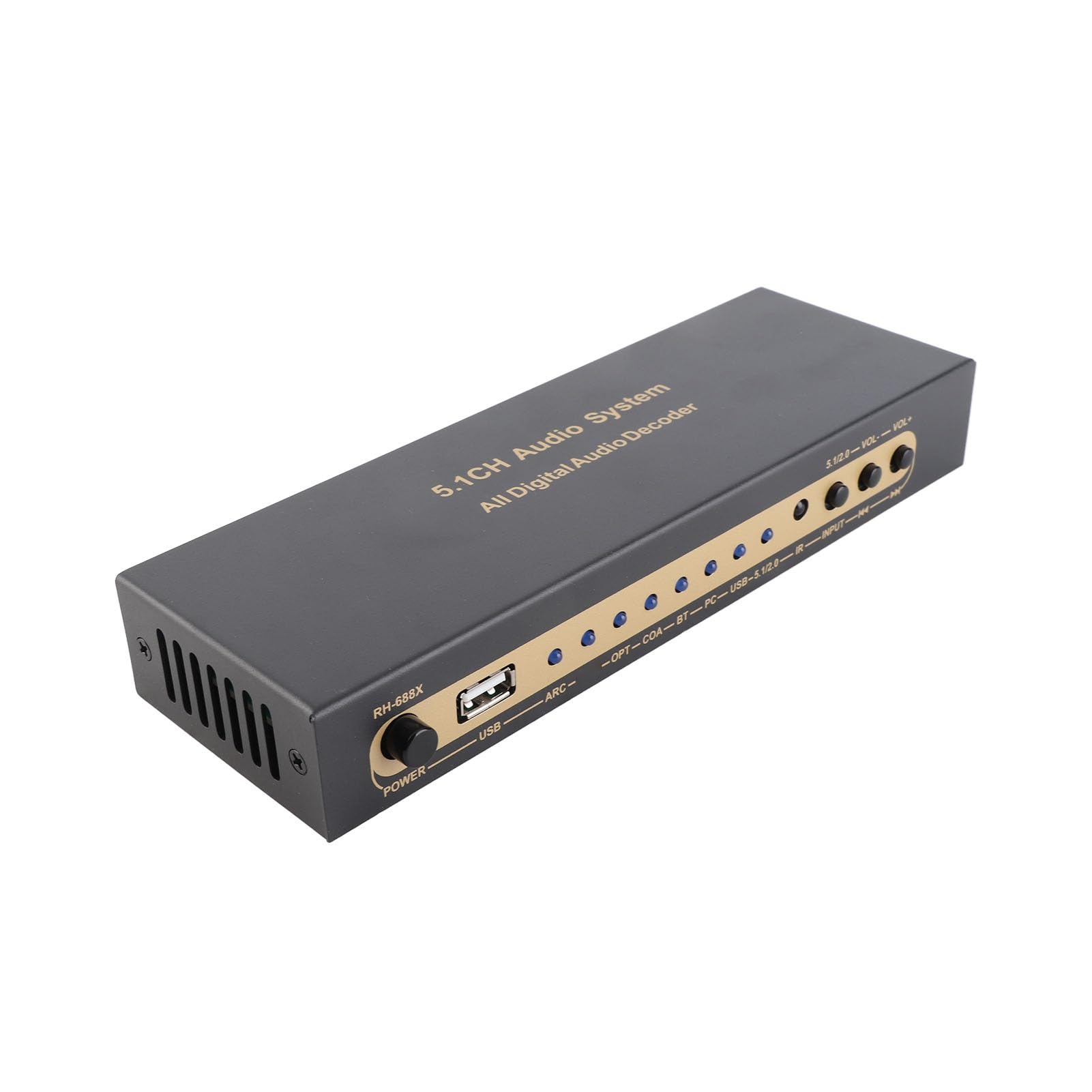 Interfejs multimedialny HD 5.1-kanałowy dekoder audio Interfejs multimedialny HD Cyfrowy konwerter ekstraktora audio