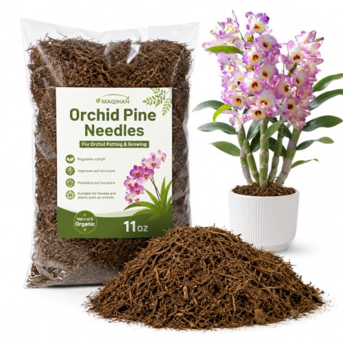 MAQIHAN 11 Oz Pine Needle Mulch for Orchid - Rotting...