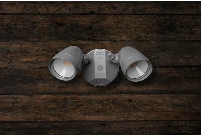 Bell Flood Light Kit LLK2000S 250-Watt EQ LED Gray 2-Head Switch-Controlled Flood Light with Adjustable 2000-Lumen