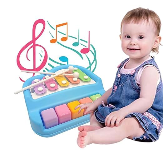Image of 5-Key Xylophone for Kids | Baby Musical Toy with Mallet for Toddlers 1-4 Years | First Music Instrument Toy for Boys & Girls