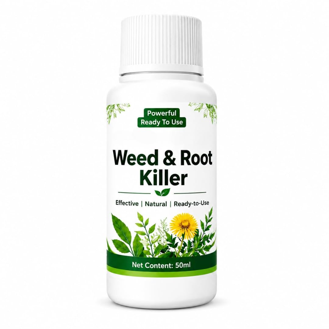 Powerful Ready-to-Use Weed & Root Remover Liquid | Fast Acting Herbicide for Gardens, Lawns, Driveways, Patios & Outdoor Surfaces | Helps Remove Weeds & Roots | No Mixing Required | Pack of 1-image-4