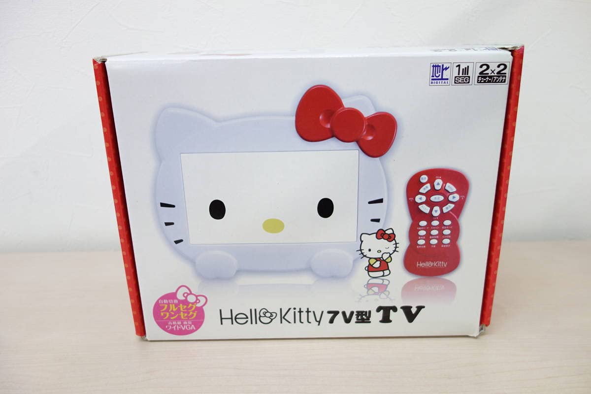 動作OK 希少 SEIWA Hello Kitty 7V型TV KTV1000F