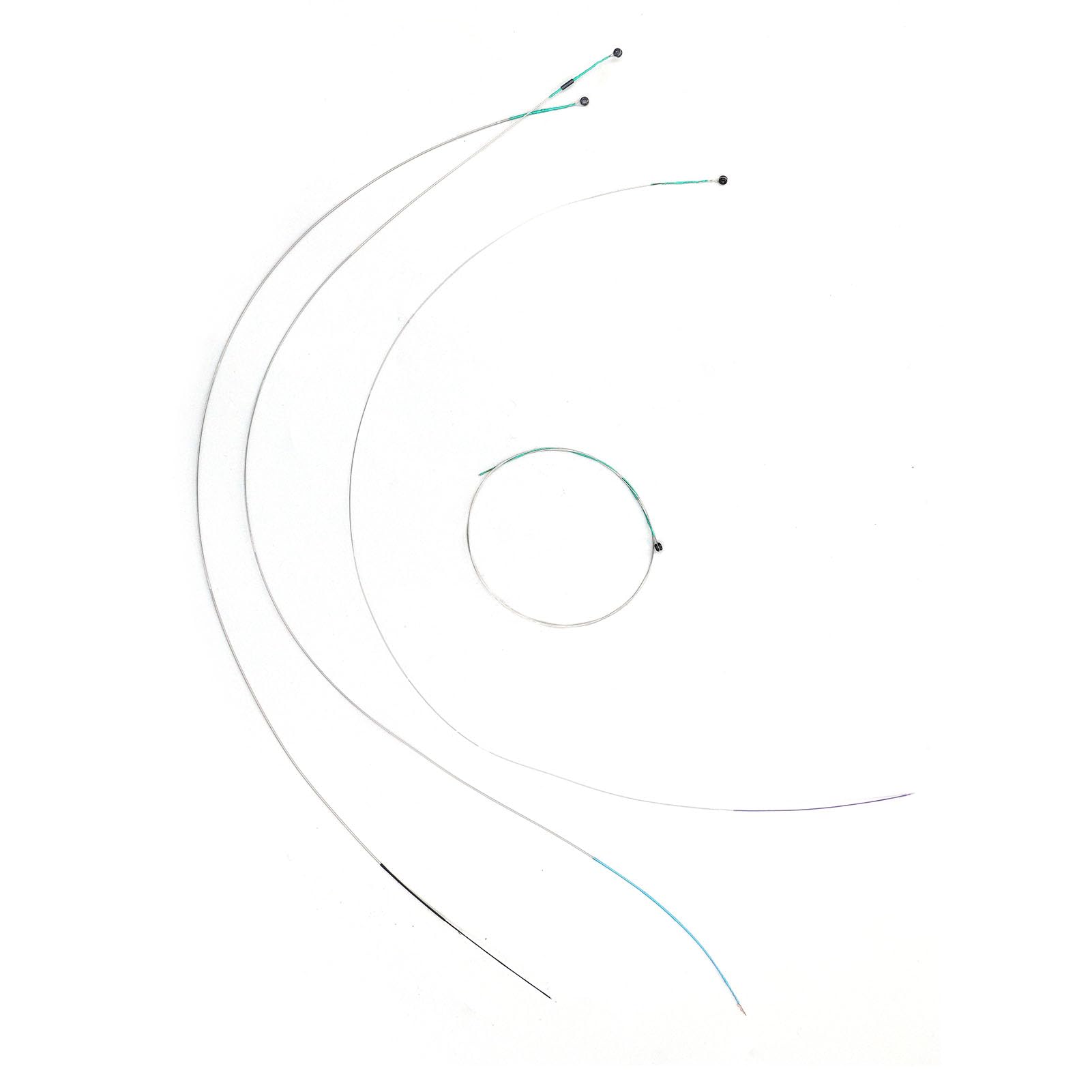 Fafeicy Cuerdas de Violín de Sonido Brillante, Juego Completo de Piezas de Repuesto de Acero para Violín 4/4, Núcleo de Acero Cromado con Herida Plateada para Principiantes a Profesionales, Cuerdas