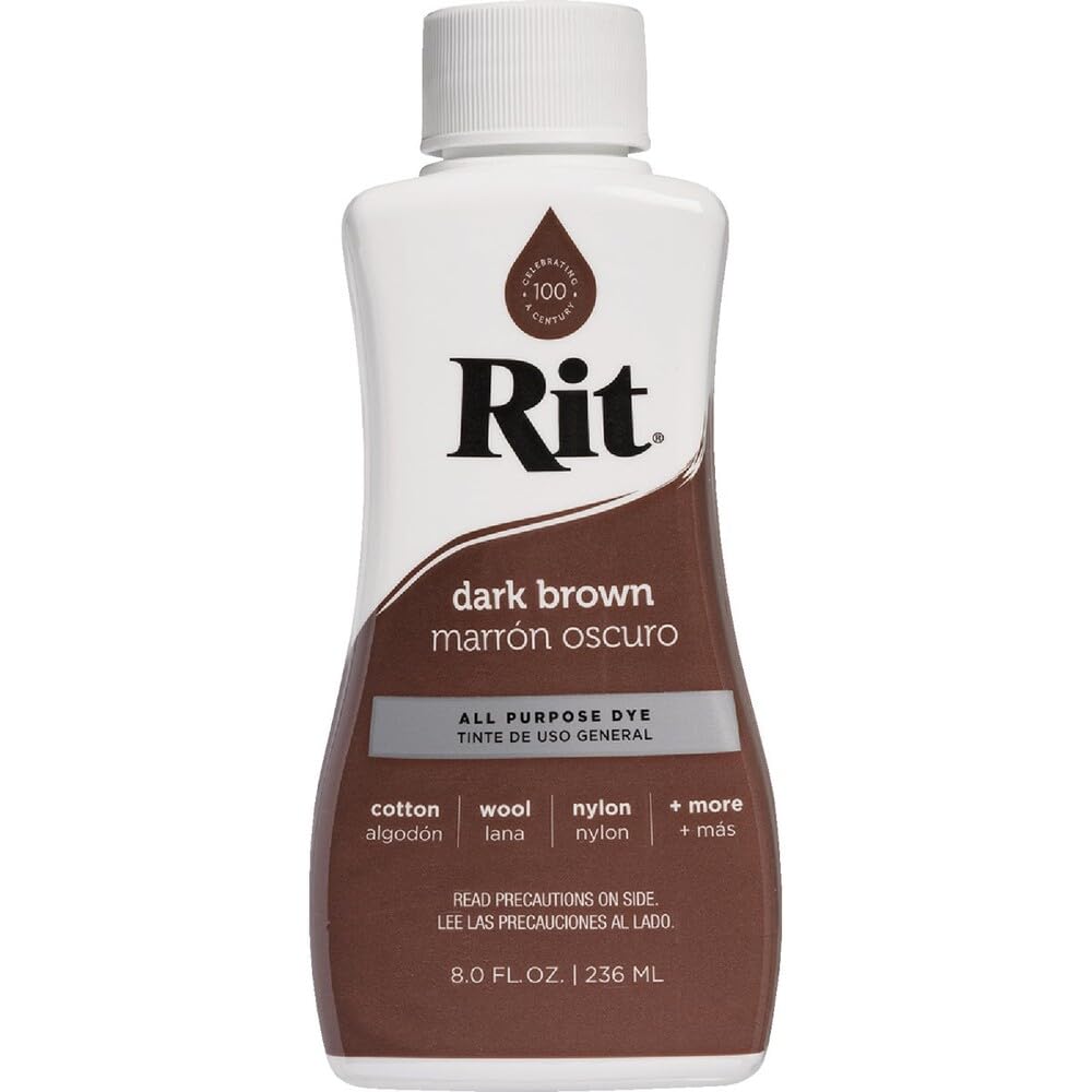 Rit Dye liquido 8oz-marrone scuro