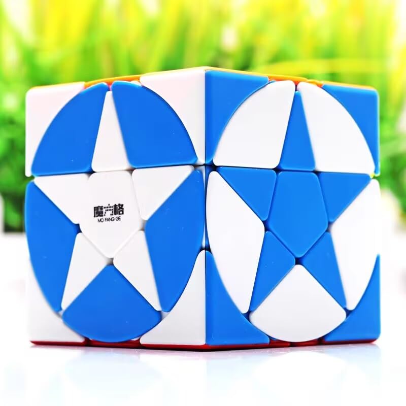Cuberspeed QiYi Pentacle Cube Stickerless Speed Cube Sturdy and Smooth Speed Cube Puzzles