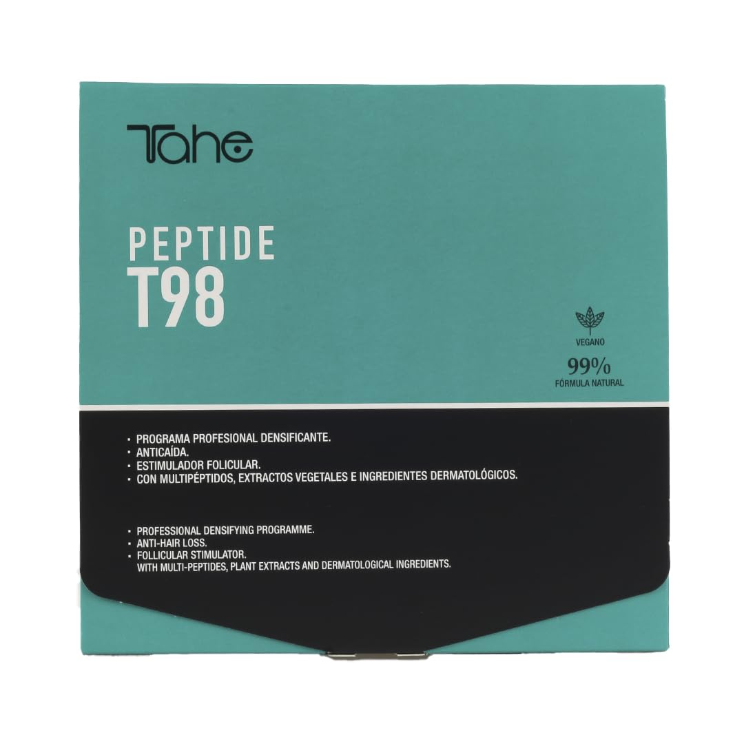 Tahe Peptide T98 Pack Program zapobiegający wypadaniu włosów: Leczenie koncentratem 6 x 10 ml + Szampon przeciw wypadaniu włosów 300 ml