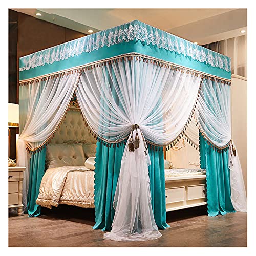 Dosel para cama King de 1,5x2m con soporte metálico y mosquitera de princesa 2