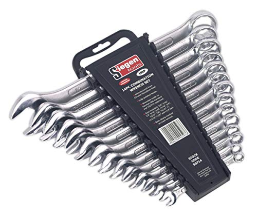 Siegen S0714 14pc Combination Spanner Set - Imperial