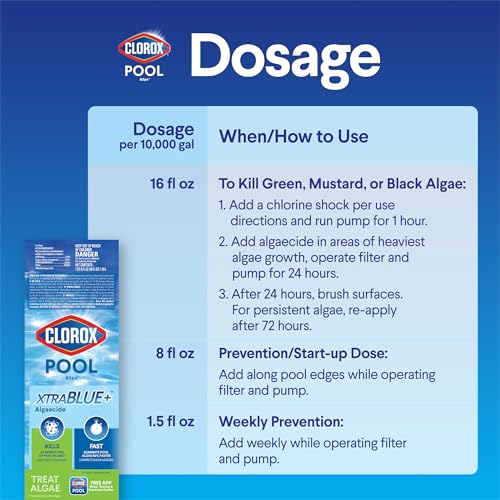 Clorox Pool&Spa XtraBlue Algaecide 40 oz