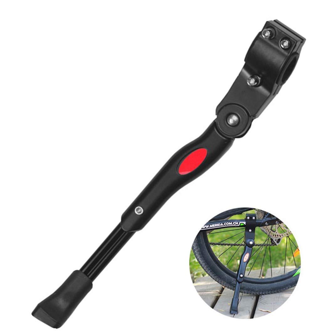 Paraphee Adjustable Kickstand for Mountain Bikes Heavy Duty Stand with Red Warn Mark, fit 16"-24" Bicycle