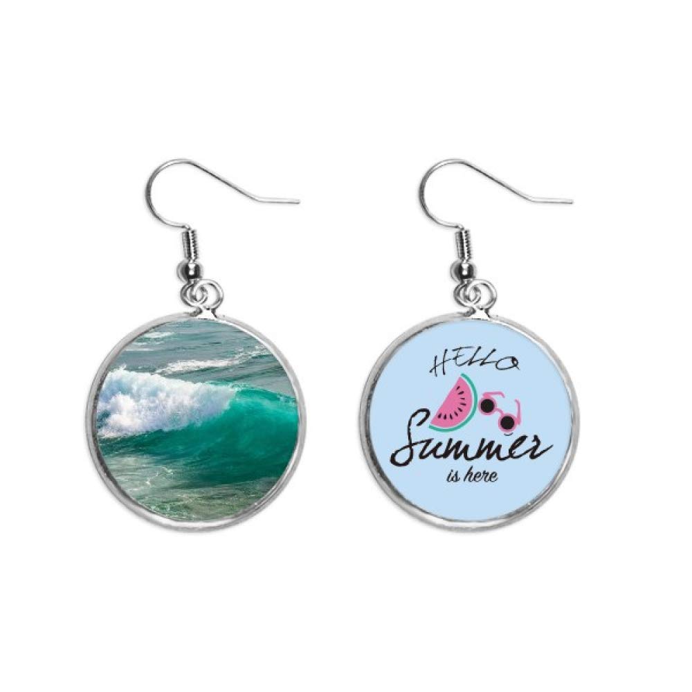Pendientes de sandía inspirados en una tarde perfecta junto al mar 5