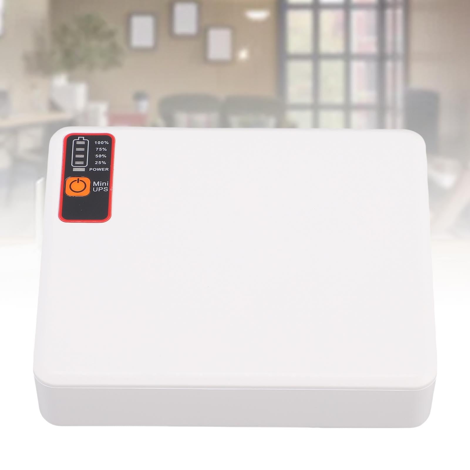 Keenso Mini UPS Batterie de Secours 12000mAh pour Routeur WiFi Modem