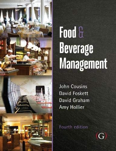 Food and Beverage Management: For the Hospitality, Tourism and Event Industries Paperback – 31 Mar. 2016