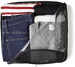 Baggallini Unisex-Adult (Luggage only) Extra Large Compression Cube, Black, One Size