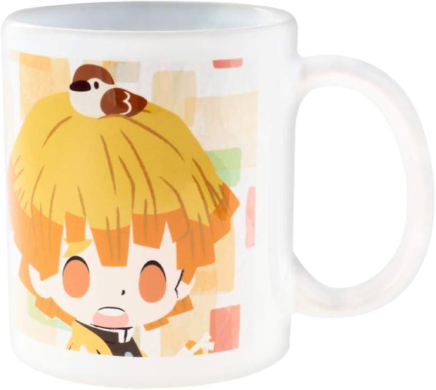鬼滅の刃　プライズフィギュア　マグカップ Amazon.co.jp: 鬼滅の刃 マグカップ デフォルメver. (我妻善逸) : おもちゃ