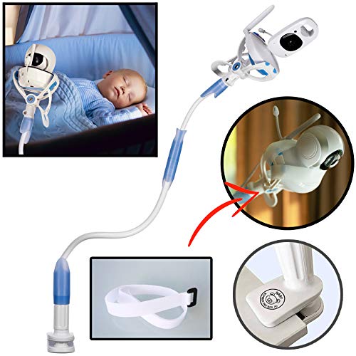 FlexxiCam | Universal Baby Monitor Holder with Strap | Flexible Baby Camera Mount