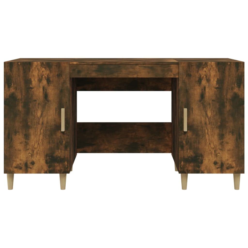 Scrivania con incenso, 140 x 50 x 75 cm, in legno di legno, tavolo da lavoro, scrivania ad angolo, per ufficio, studio, camera da letto, soggiorno A1