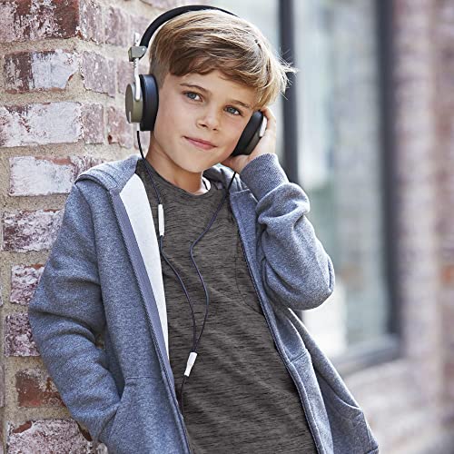 Boys Long Sleeve Pocket Shirts - 4-Pack Jersey Pocket and Crewneck Tee Shirts Tagless.2