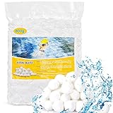 【Servicio De Calidad】: Ofrecemos un asesoramiento integral y servicio al cliente, nuestra máxima prioridad, para asegurar su satisfacción. Si no está satisfecho con las bolas de filtro o no sabe cómo usar las bolas de filtro, siéntete libre de contactarnos. Procesaremos todas las preguntas sobre bolas de filtro para sistemas de filtro de arena para usted inmediatamente.