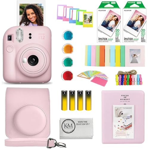 FUJIFILM INSTAX Mini 12 Instant Film Camera Bundle