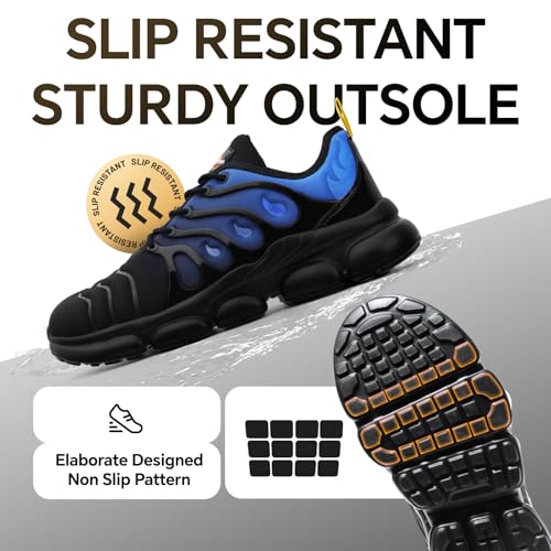 Image of Steel Toe Shoes for Men Women Lightweight Safety Work Sneakers