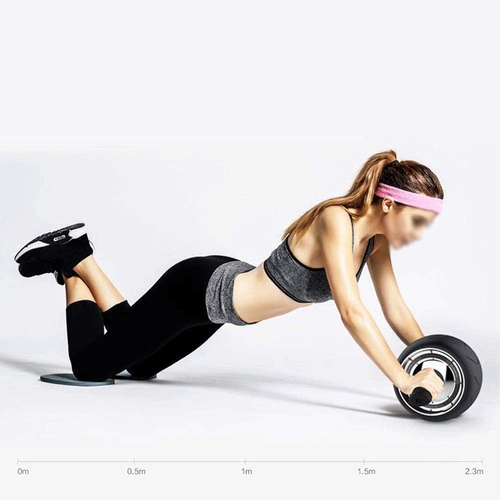 Abdominal Muscle Wheel, Home Abdominal Exercise Equipment Wider Wheel for Core Workout