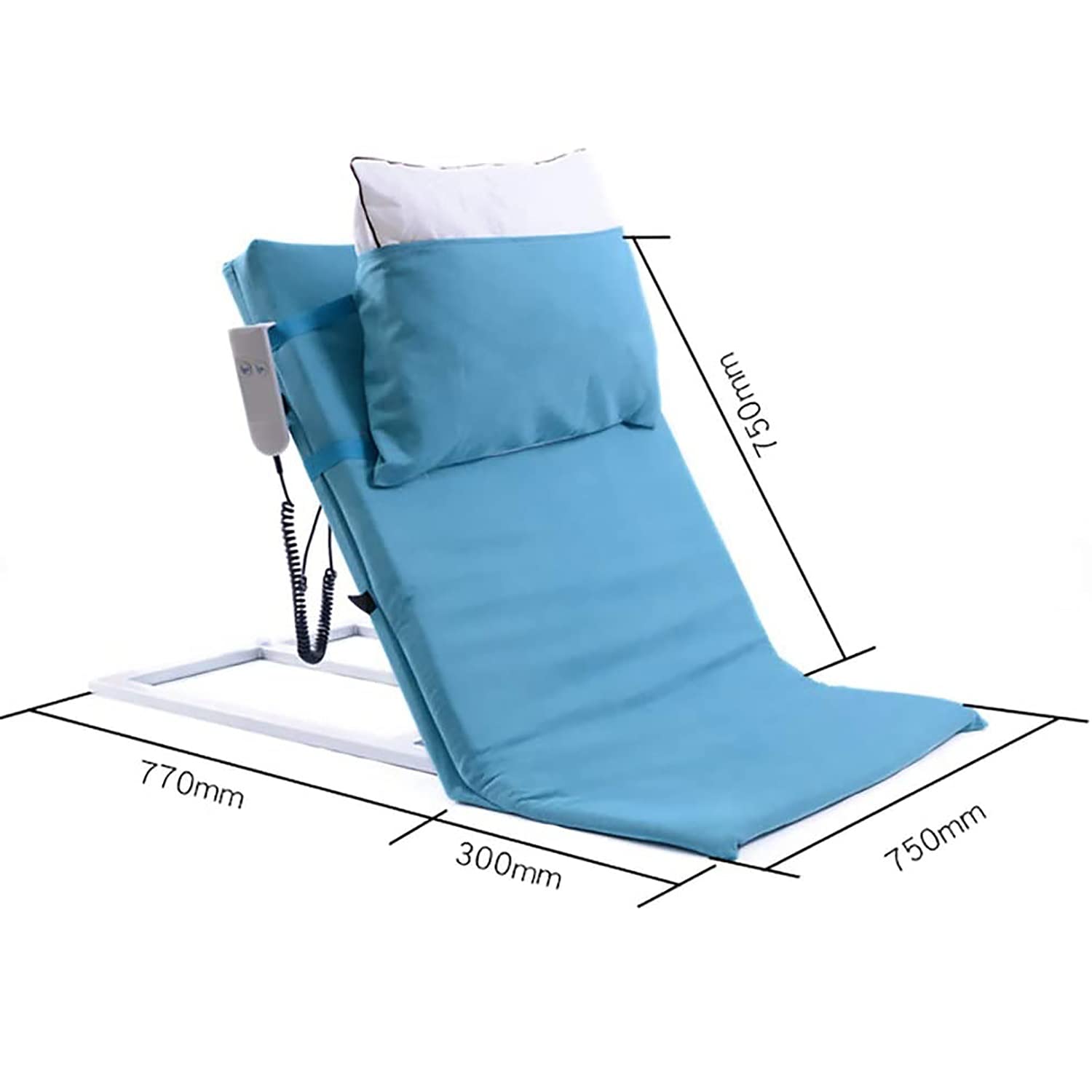 Winter Levantador de Almohada médico, Soporte de Respaldo de Cama eléctrico, Ayuda de Apoyo Ajustable para Sentarse y levantarse, Respaldo Ajustable de la Cama con elevación eléctrica