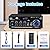 Stereo Audio Amplifier AK45 Bluetooth Receiver for Home Stereo, 400W 2 Channel Wireless Bluetooth 5.0 Power Amplifier System with FM Radio, USB, SD Card, and Remote Control