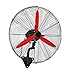 ZCM-JSD Ventilador Industrial De Pared,Ventilador electrico Ventilador de Pared Grande,Ajustable en 3 Pasos, de Alta Velocidad, la inclinación, para la restauración Comercia,60cm(23in)