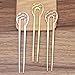 4PCS Metal U Shaped Hairpin，Nordic Classical， French Hair Pins,for Women and Girls Hairstyles， Vintage Hair Sticks Hair Fork Pins， Hair Accessories，Prong Updo Chignon Pins，for Women Girls Hairstyles