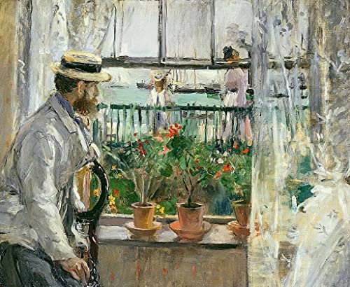 Affiches d'art de qualité musée Berthe Morisot toile décorative haut de gamme 60x90cm