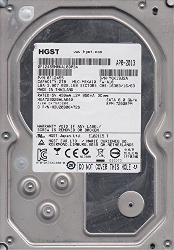 Preisvergleich Produktbild HUA723020ALA640, PN 0F12455, MLC MRKA10, Hitachi 2TB SATA 3.5 Festplatte