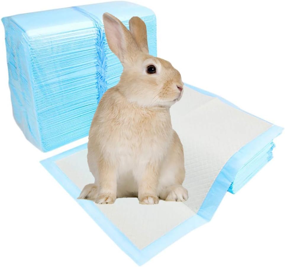 kathson 100 Pcs Rabbits Disposable Diaper Cage Liners