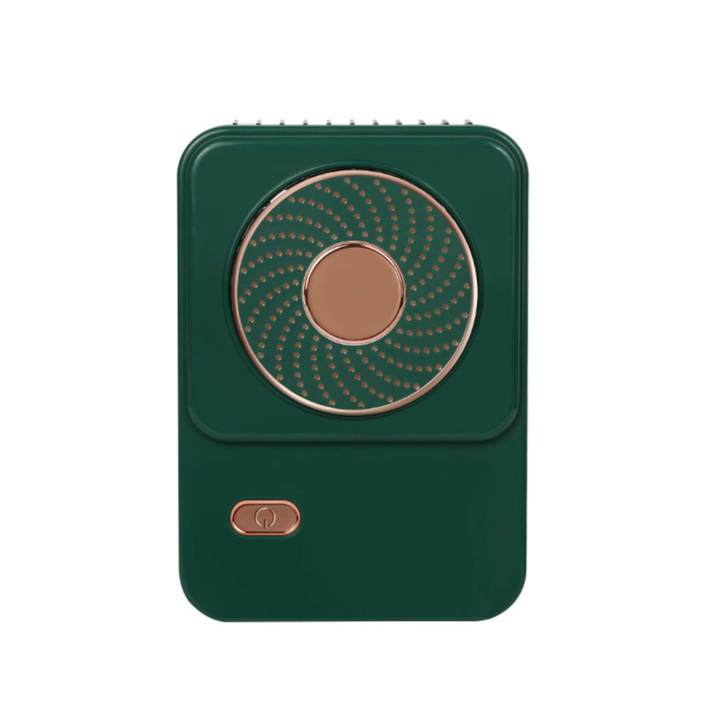 Maxtonser USB Rechargeable Hanging Neck Lazy Small Fan USB NECK FAN Leafless Charging Portable Fan For Outdoor Travel
