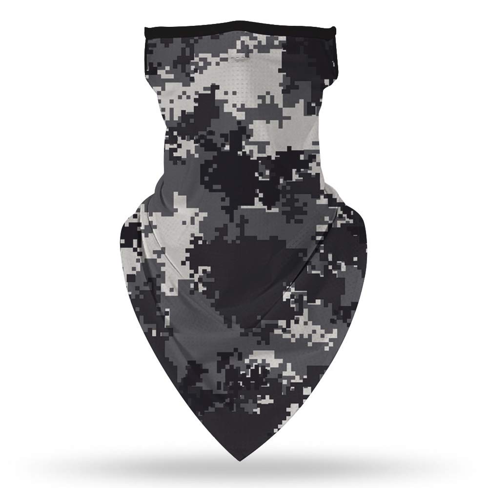 Angelife Face Mask for Man Women Bandana Balaclava with Ear Hangers Cooling Neck Gaiter Scarf