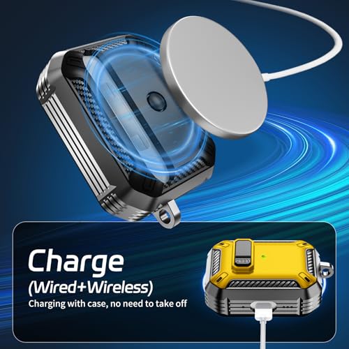 Image of for AirPods Pro 3 Case (2025 New), Secure Lock Cases Cover with Cleaning Kit & Keychain Compatible with Airpods Pro 3rd Generation Case for Men Women, Powerful Drop Protection