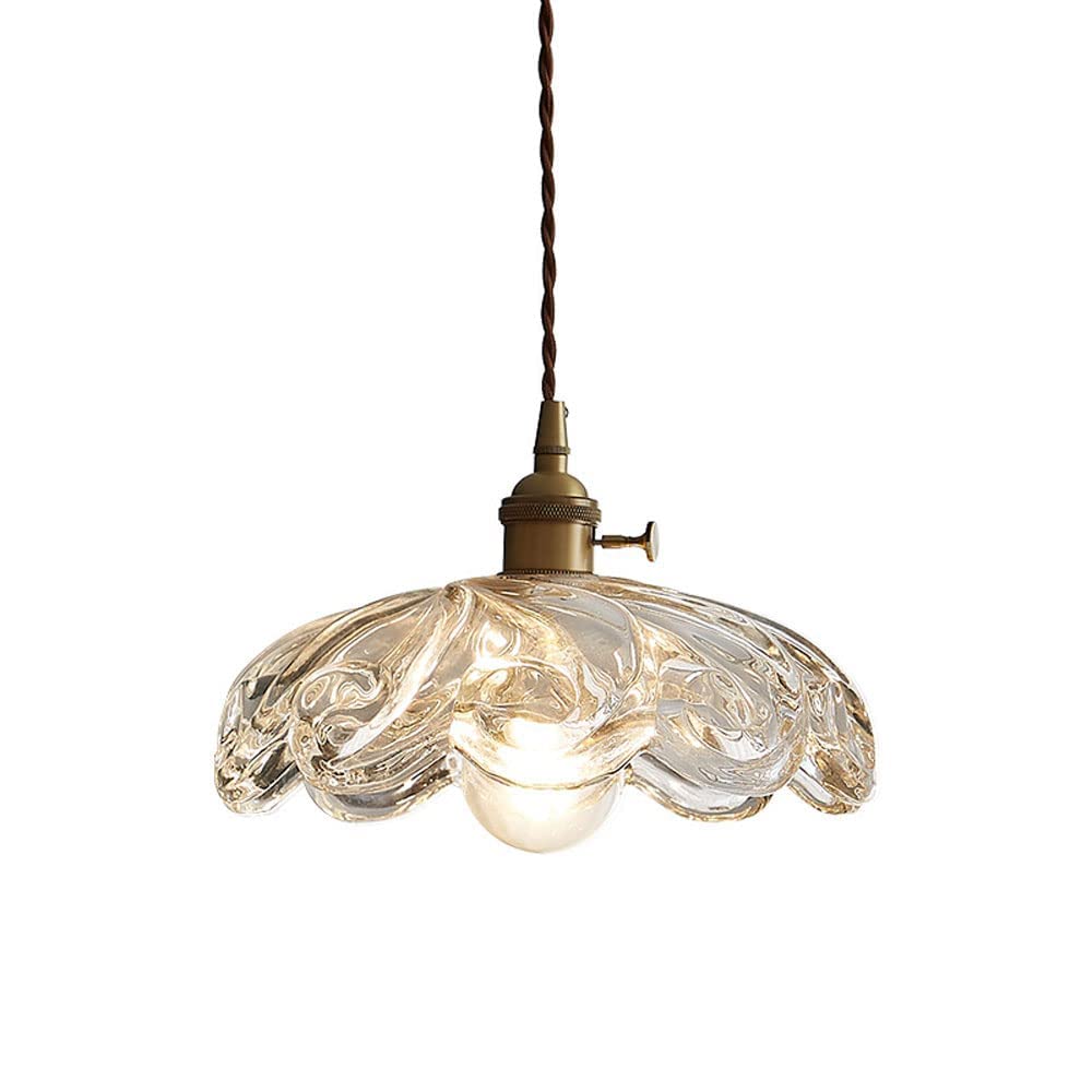 Lámpara de Techo Transparente de Flores Solución para Iluminar Espacios Pequeños con Estilo 8