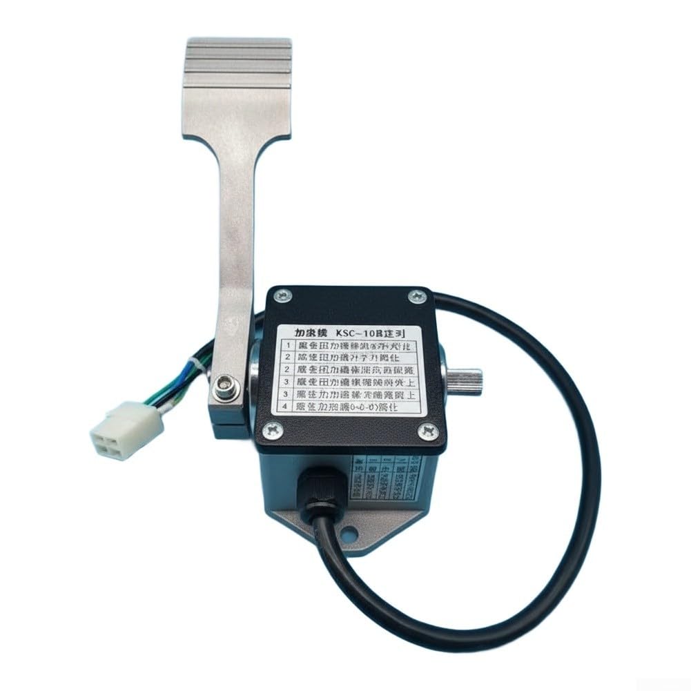 Pedale acceleratore di ricambio in metallo per carrelli elettrici con area di contatto antiscivolo e allargata per un uso più reattivo e sicuro dell'acceleratore