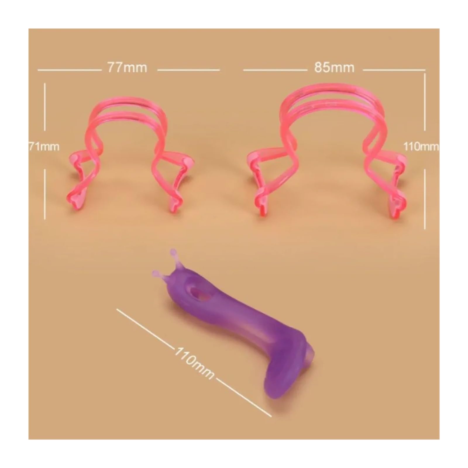 Fingerpositionierungshilfe For Anfänger Im Geigengriff | Passend for 1/4 1/8 1/10 Violinen, weiche Silikon-Fingerführung for genaue Platzierung, einfache Einrichtung